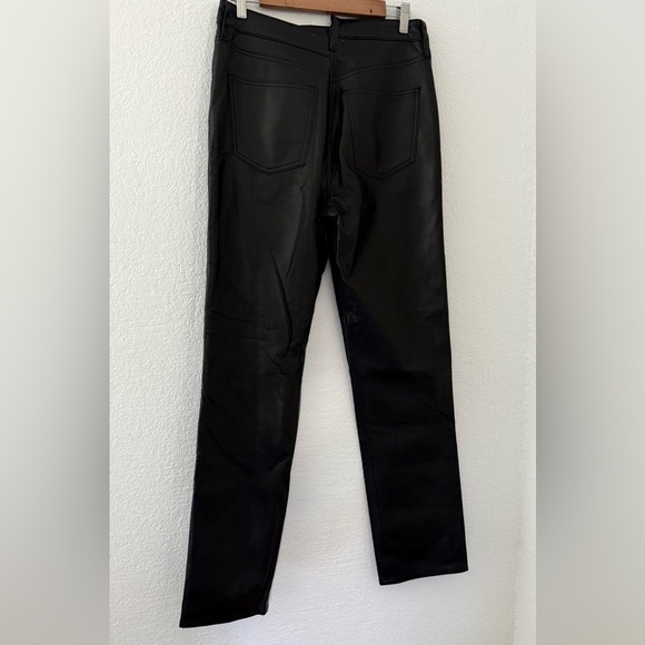 Agolde Recycled Leather Criss Cross Straight in Detox Size 28 - Picture 9 of 12